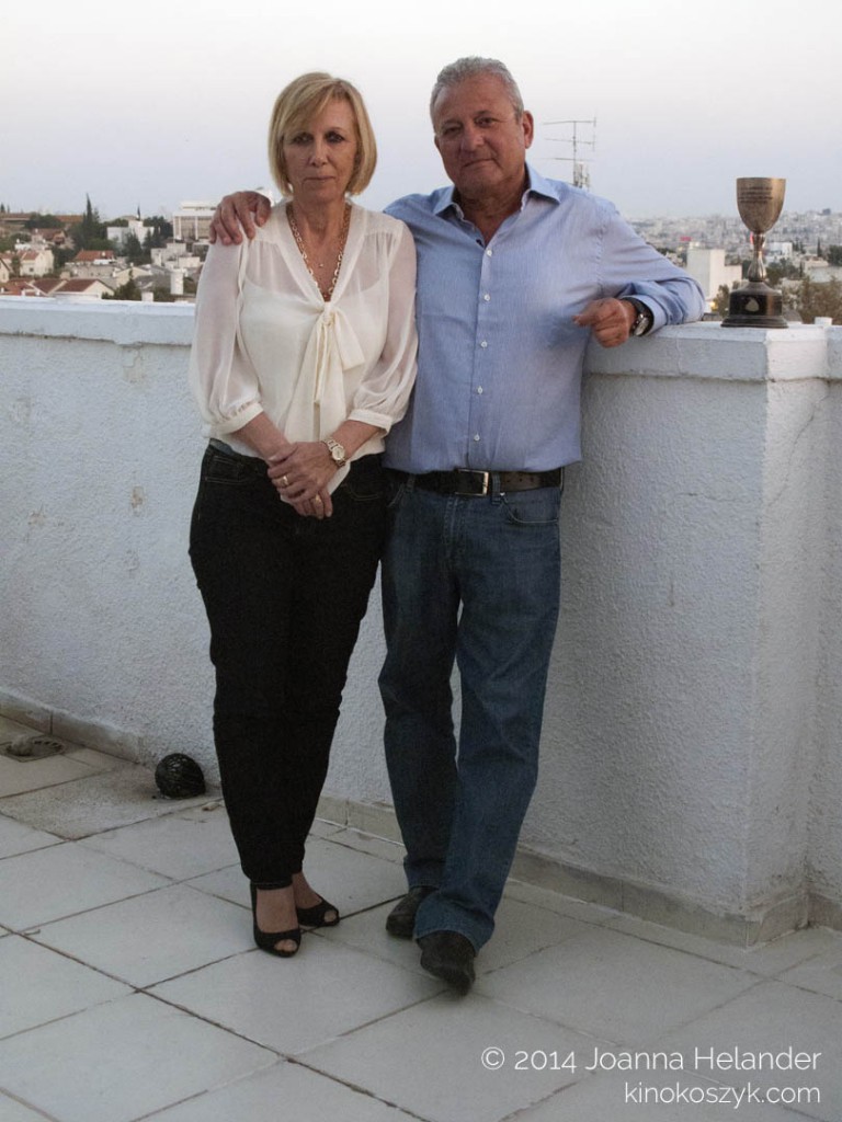 Dan Alon with his wife, Tel Aviv